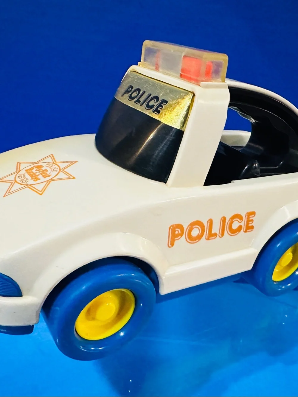 Buddy L Vintage 1987 My First Buddy’s Police Patrol Car Wheels 7.5”